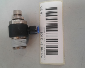 Throttle valve 90* Ø6x1/2" BSPT
